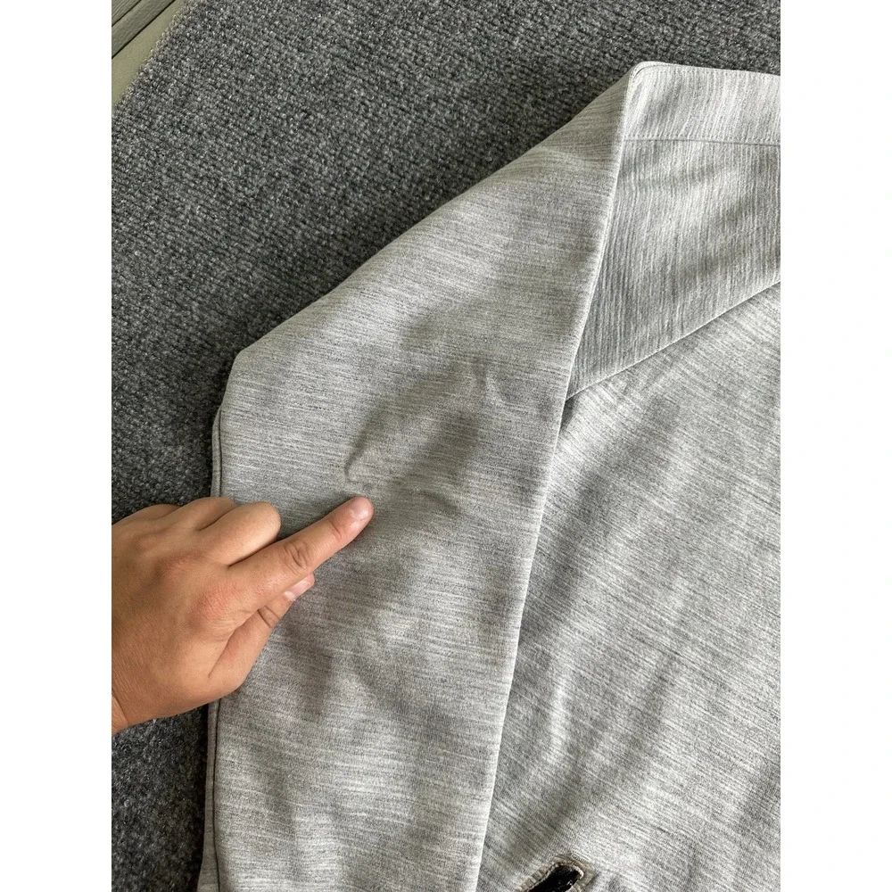 Mens Nike 2015-16 USA Soccer Full Zip Gray Track Jacket, Size 2XL